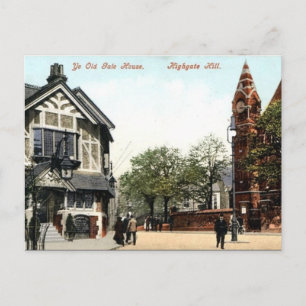 Old Briefkaart - Highgate Hill, Londen