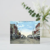 Old Briefkaart - Huron, South Dakota, VS (Staand voorkant)