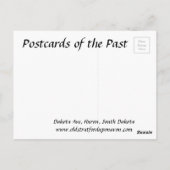 Old Briefkaart - Huron, South Dakota, VS (Achterkant)