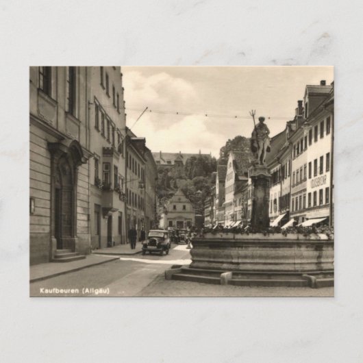 Old Briefkaart - Kaufbeuren, Allgäu, Duitsland (Voorkant)