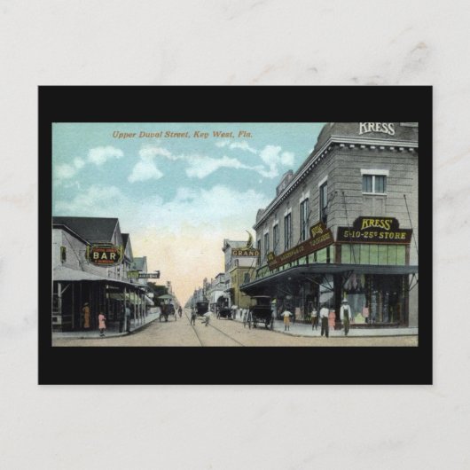 Old Briefkaart - Key West, Florida (Voorkant)