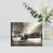 Old Briefkaart - King's Cross Station, Londen (Staand voorkant)