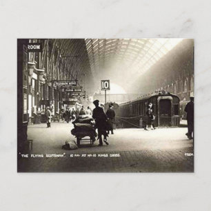 Old Briefkaart - King's Cross Station, Londen