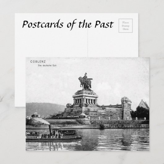 Old Briefkaart - Koblenz, Duitsland (Voorkant / Achterkant)