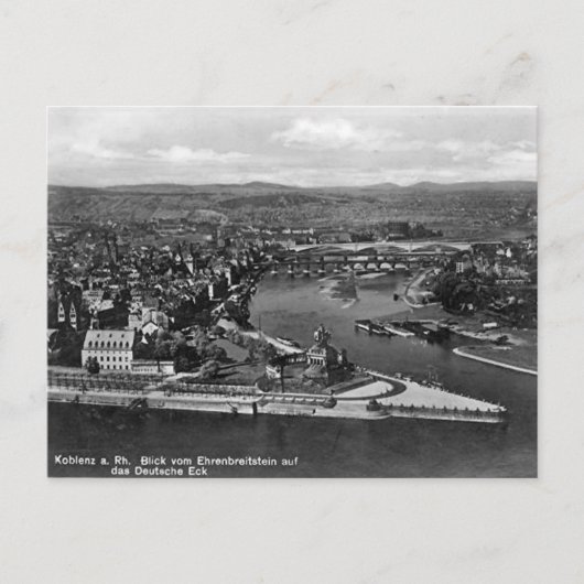 Old Briefkaart - Koblenz, Duitsland (Voorkant)