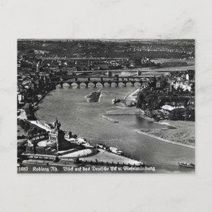 Old Briefkaart - Koblenz, Duitsland