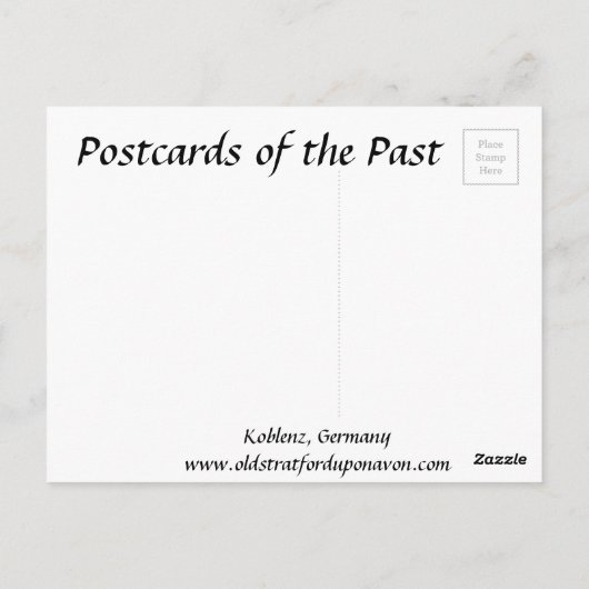 Old Briefkaart - Koblenz, Duitsland (Achterkant)