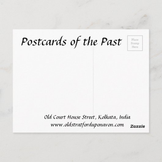 Old Briefkaart - Kolkata, India (Achterkant)