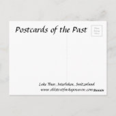 Old Briefkaart - Lake Thun, Interlaken, Zwitserlan (Achterkant)