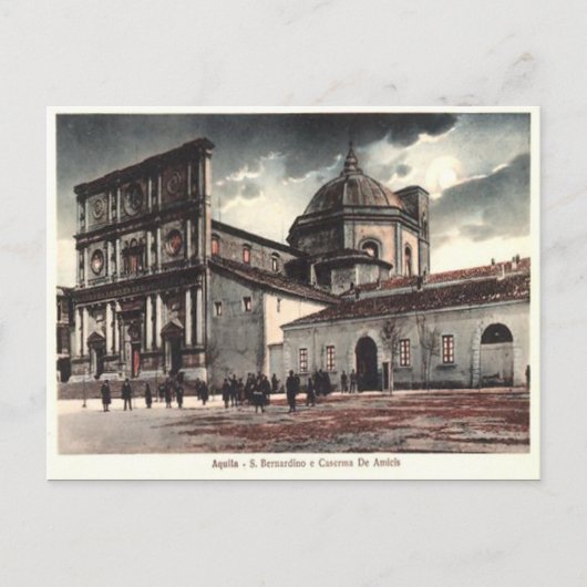 Old Briefkaart - L'Aquila, Abruzzo, Italië (Voorkant)