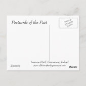 Old Briefkaart - Leenane Hotel, Connemara, Ierland (Achterkant)