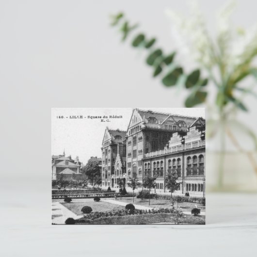 Old Briefkaart - Lille, Frankrijk (Staand voorkant)