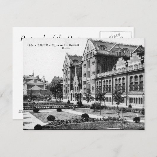 Old Briefkaart - Lille, Frankrijk (Voorkant / Achterkant)