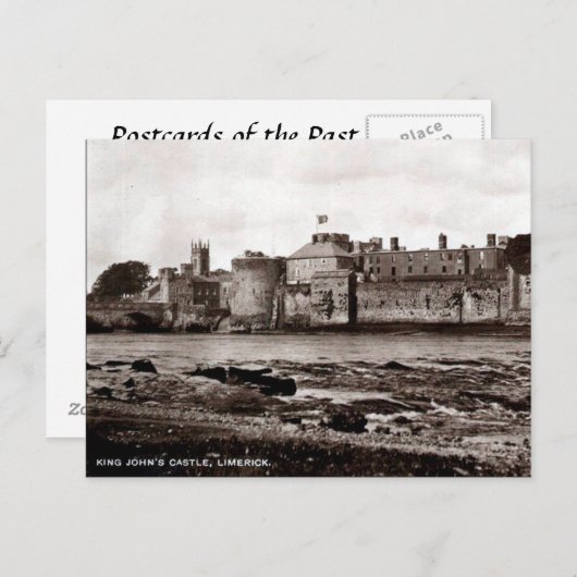 Old Briefkaart - Limerick, Ierland (Voorkant / Achterkant)