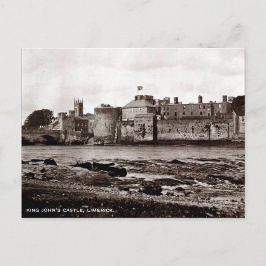 Old Briefkaart - Limerick, Ierland (Voorkant)