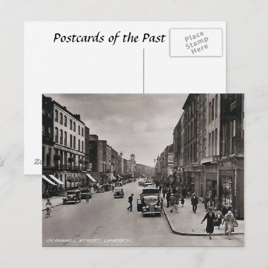 Old Briefkaart - Limerick, Ierland (Voorkant / Achterkant)
