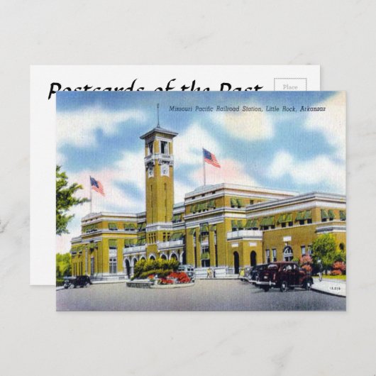 Old Briefkaart - Little Rock, Arkansas, VS (Voorkant / Achterkant)