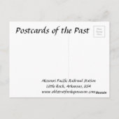 Old Briefkaart - Little Rock, Arkansas, VS (Achterkant)