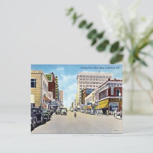 Old Briefkaart - Little Rock, Arkansas, VS (Staand voorkant)