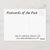 Old Briefkaart - Little Rock, Arkansas, VS (Achterkant)