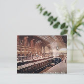 Old Briefkaart - Liverpool St Station, Londen (Staand voorkant)