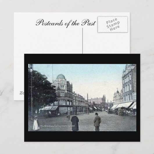 Old Briefkaart, Londen, Ealing Broadway Briefkaart (Voorkant / Achterkant)