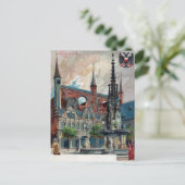 Old Briefkaart - Lübeck, Duitsland (Staand voorkant)