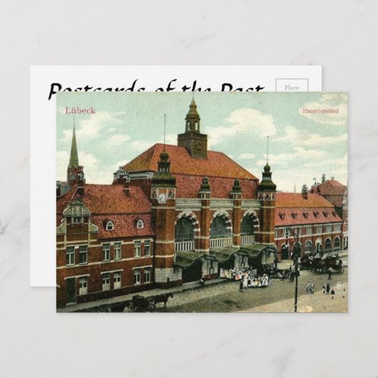 Old Briefkaart - Lübeck, Duitsland (Voorkant / Achterkant)