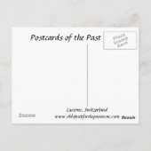 Old Briefkaart - Lucerne, Zwitserland. (Achterkant)