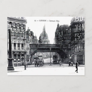 Old Briefkaart - Ludgate Hill, Londen