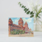 Old Briefkaart - Madras (Chennai), India (Staand voorkant)