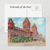 Old Briefkaart - Madras (Chennai), India (Voorkant / Achterkant)