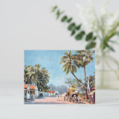 Old Briefkaart - Madras (Chennai), India (Staand voorkant)