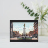 Old Briefkaart - Main St, Salt Lake City, Utah, Ve (Staand voorkant)