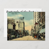 Old Briefkaart - Main Street, Dallas, Texas (Voorkant / Achterkant)