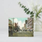 Old Briefkaart - Main Street, Dallas, Texas (Staand voorkant)