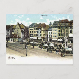 Old Briefkaart - Mainz, Duitsland