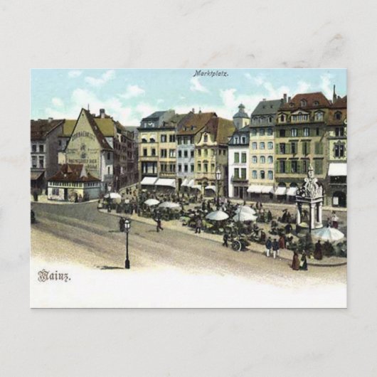 Old Briefkaart - Mainz, Duitsland (Voorkant)