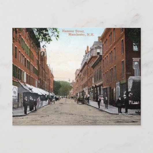 Old Briefkaart - Manchester, New Hampshire, Vereni (Voorkant)