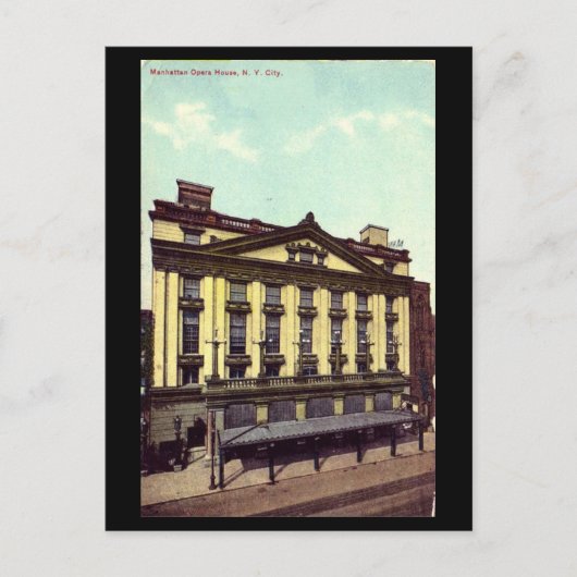Old Briefkaart - Manhattan Opera House, 1912 (Voorkant)