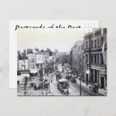 Old Briefkaart - Market Place, Derby (Voorkant / Achterkant)