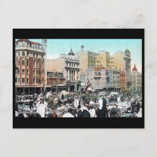 Old Briefkaart - Market Square, Johannesburg