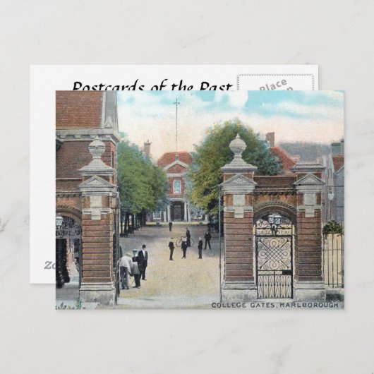 Old Briefkaart - Marlborough College, Wiltshire (Voorkant / Achterkant)