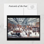 Old Briefkaart - Marylebone Station, Londen (Voorkant / Achterkant)
