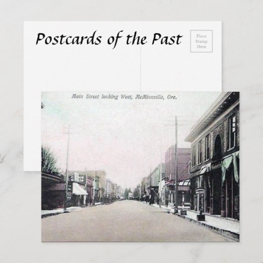 Old Briefkaart - McMinnville, Oregon, Verenigde St (Voorkant / Achterkant)