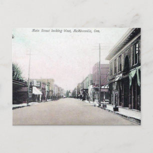 Old Briefkaart - McMinnville, Oregon, Verenigde St