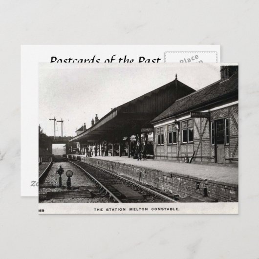 Old Briefkaart - Melton Constable Station, Norfolk (Voorkant / Achterkant)