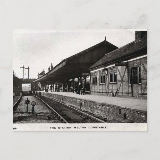 Old Briefkaart - Melton Constable Station, Norfolk (Voorkant)