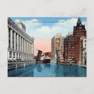 Old Briefkaart - Milwaukee, Wisconsin, VS