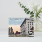 Old Briefkaart - Milwaukee, Wisconsin, VS (Staand voorkant)